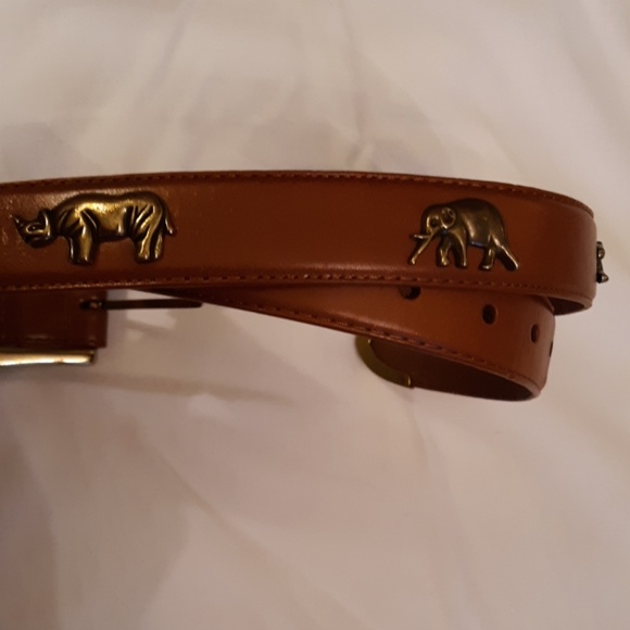 Vintage Italian leather Animal belt - Picture 2 of 4